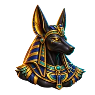Anubis Gold jackal logo